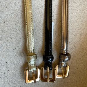 Ann Taylor skinny belts